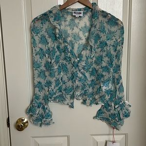 Rouje Floral Blouse Size 34